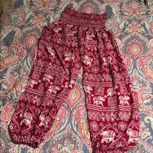Banjamath  High Waist bohemian Pants